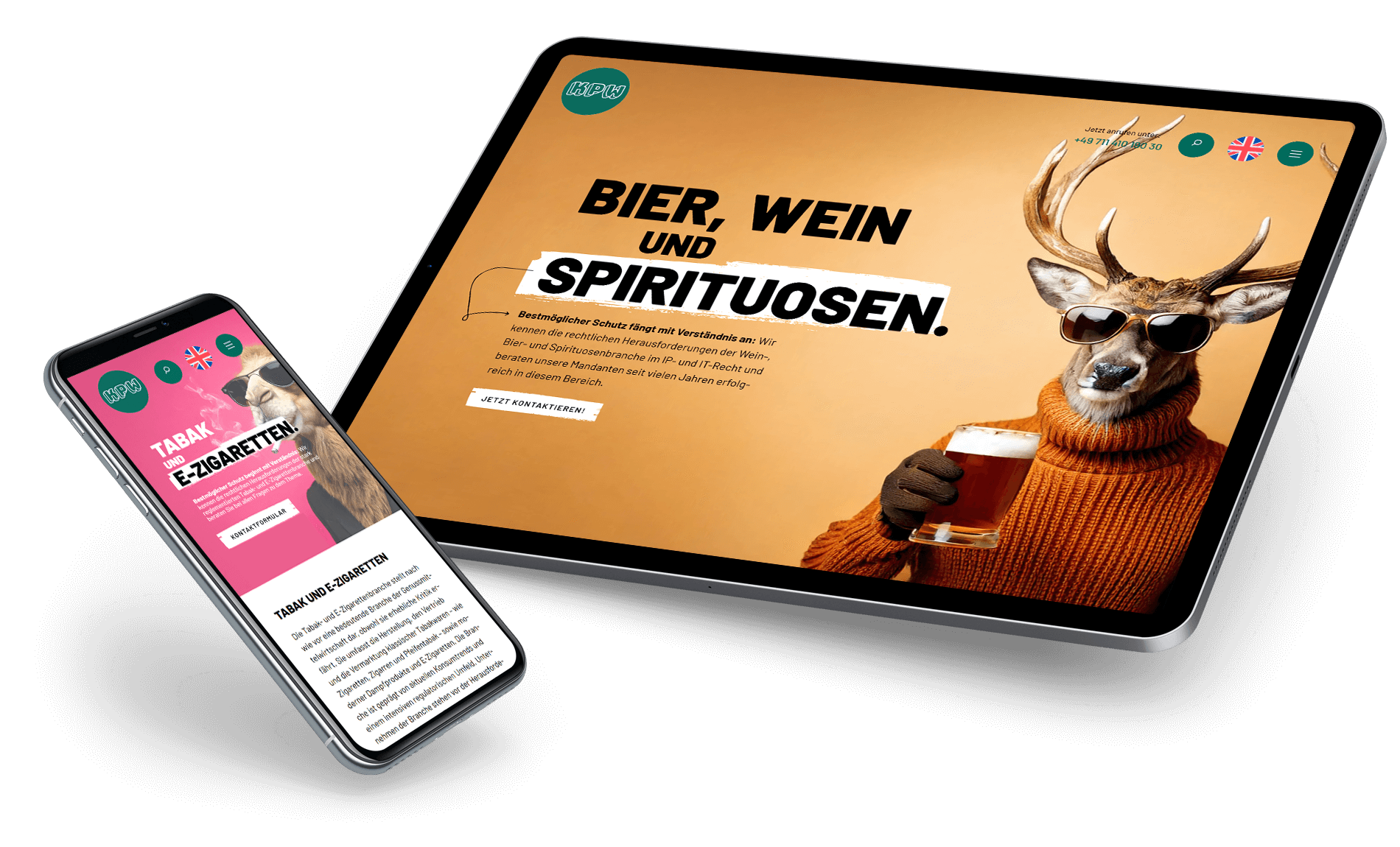 Mit poppigem Design, übersichtlichen Kacheln und trendigen KI-Charakteren hebt sich KPW von der Konkurrenz ab.