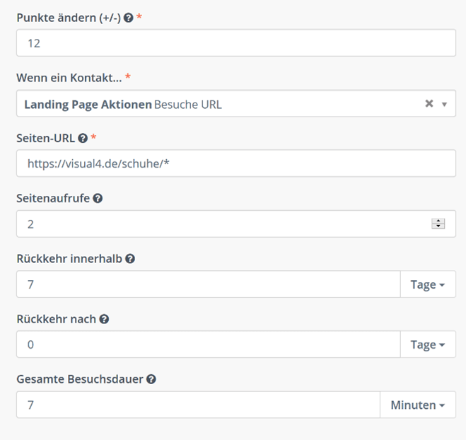 Mautic Marketing-Automation Lead Scoring